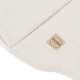 PLUSH NEST blommatta, 115x115x5cm, cream, lammull, fluffig blomma