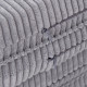 PLUSH NEST blommatta, 115x115x5cm, grå, premium manchester, fluffig blomma