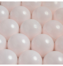 Torrpoolbollar, 6 cm, set med 500 st: ljusrosa