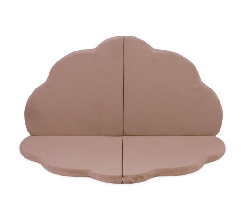 PLUSH NEST matta, 120x120x5 cm, blomma, guld (beige), sammet PLUSH NEST matta, 120x120x5 cm, blomma, guld (beige), sammet
