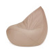 PLUSH NEST Säckstol Sako, beige, utomhus, vattentät, storlek S