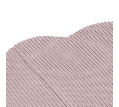 PLUSH NEST blommatta, 115x115x5cm, ljusrosa, premium manchester, fluffig blomma