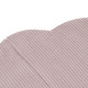PLUSH NEST blommatta, 115x115x5cm, ljusrosa, premium manchester, fluffig blomma