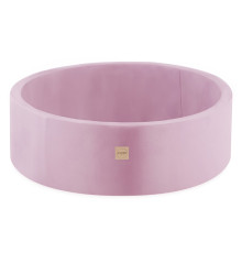 PLUSH NEST Torrpool, 90x30 cm, rund, rosa, sammet