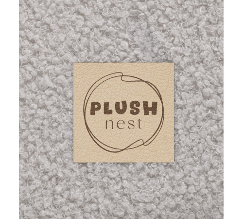 PLUSH NEST Sits, grå lammull PLUSH NEST Sits, grå lammull