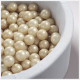 Balls for dry swimming pool, 6 cm, set of 300 pcs: gold