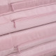 PLUSH NEST matta, 120x120x5 cm, blomma, rosa, sammet