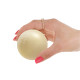 Balls for dry swimming pool, 6 cm, set of 300 pcs: gold