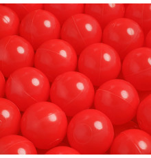 Torr badboll, 6 cm, set om 200 st: röd