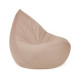 PLUSH NEST Säckstol Sako, beige, utomhus, vattentät, storlek S