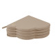 PLUSH NEST blommatta, utomhus, 115x115x5cm, beige, vattentät