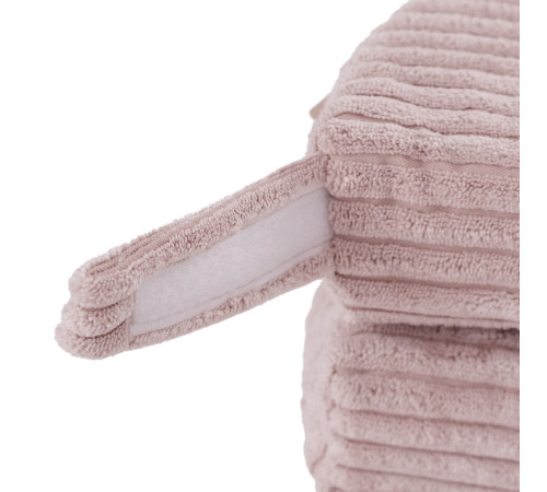 PLUSH NEST blommatta, 115x115x5cm, ljusrosa, premium manchester, fluffig blomma