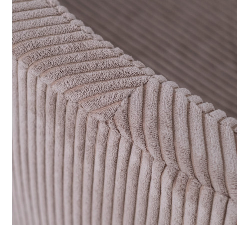 PLUSH NEST Dry pool, 90x30 cm, round, beige, thick corduroy