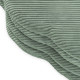 PLUSH NEST blommatta, 115x115x5cm, grön, premium manchester, fluffig blomma