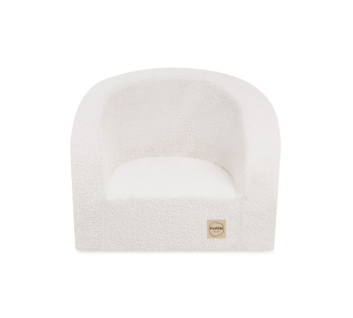 PLUSH NEST Stol, krämfärgad lammull PLUSH NEST Stol, krämfärgad lammull