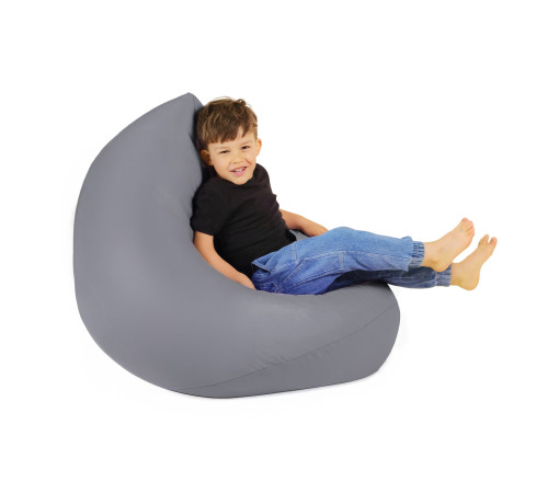 PLUSH NEST Säkosäck stol, grå, utomhus, vattentät, storlek S PLUSH NEST Säkosäck stol, grå, utomhus, vattentät, storlek S