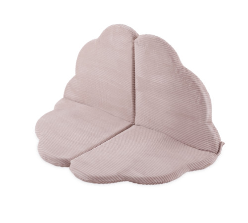 PLUSH NEST blommatta, 115x115x5cm, ljusrosa, premium manchester, fluffig blomma