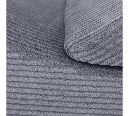 PLUSH NEST Barns schäslong, recliner, 145x35x45 cm, premium grå manchester PLUSH NEST Barns schäslong, recliner, 145x35x45 cm, premium grå manchester