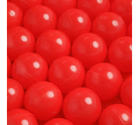 Torra poolbollar, 6 cm, set om 300 st: röd
