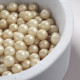 Balls for dry swimming pool, 6 cm, set of 300 pcs: gold