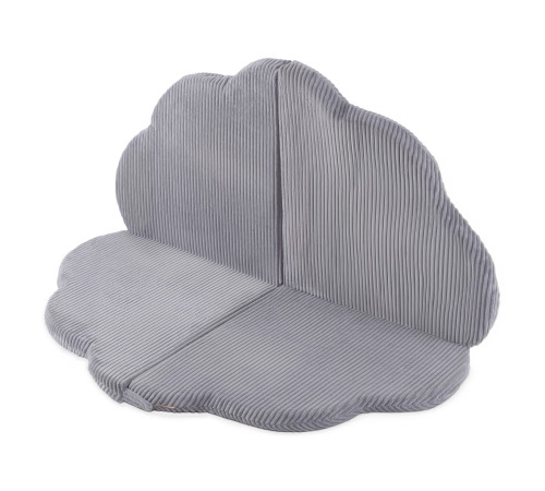PLUSH NEST blommatta, 115x115x5cm, grå, premium manchester, fluffig blomma PLUSH NEST blommatta, 115x115x5cm, grå, premium manchester, fluffig blomma