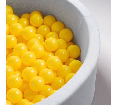 Torra poolbollar, 6 cm, set om 600: gul Torra poolbollar, 6 cm, set om 600: gul
