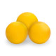 Dry pool ball, 6 cm, yellow, 50 pcs