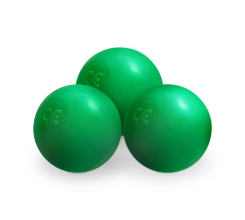 Dry pool ball, 6 cm, green, 50 pcs